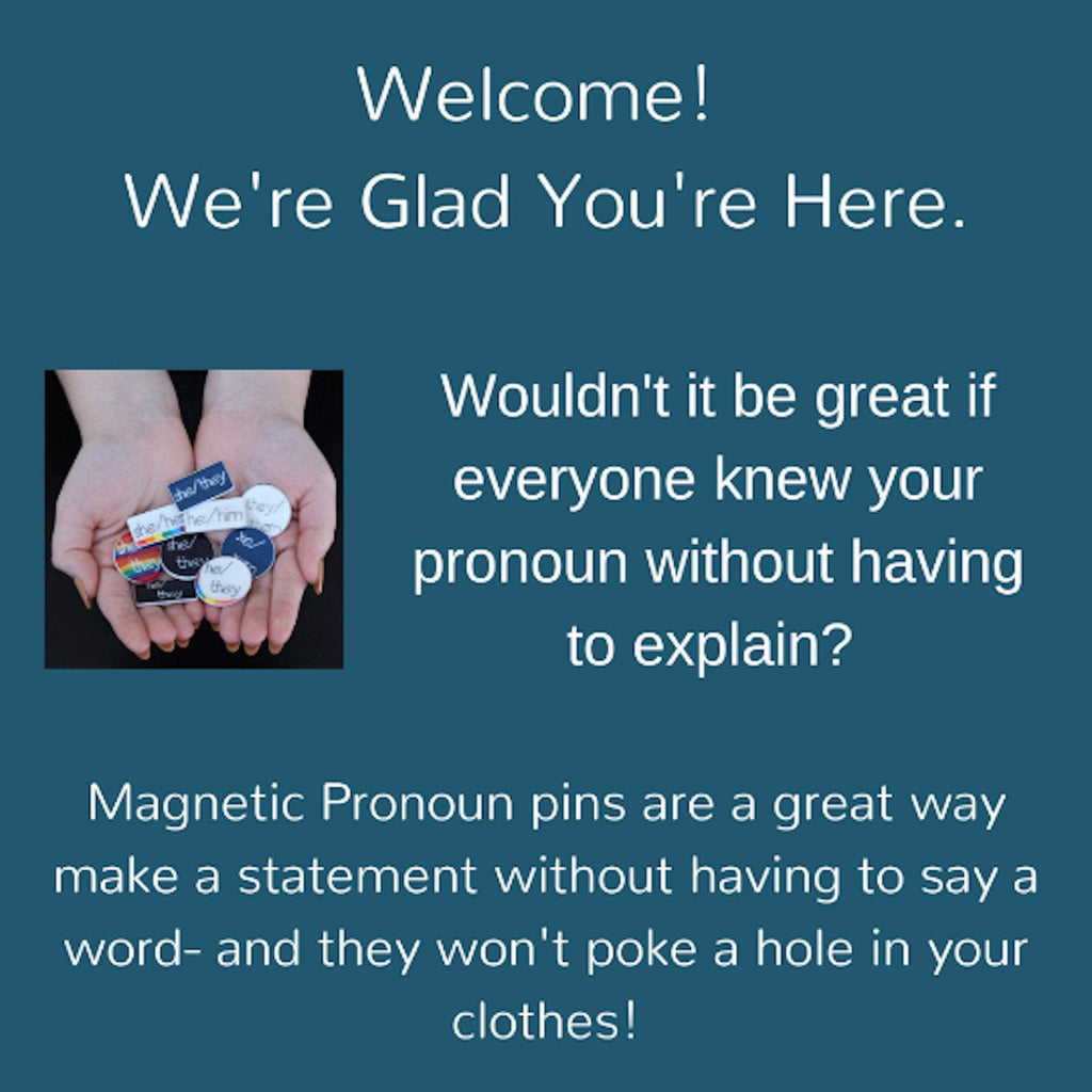 Unusual "Three Part Rainbow" Magnetic Lapel Pin, LGBTQ+, Gay Pride Jewelry, Recycled Paper, Free Shipping