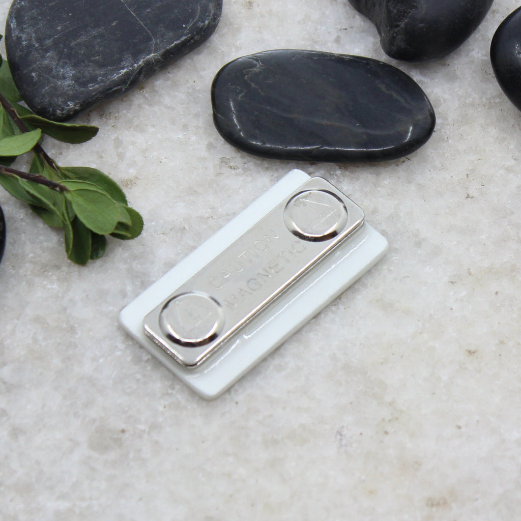 Large Black Marble Magnetic Pronoun Pin, He/Him, She/Her, They/Them, Xe/Xem, She/They, He/They, It/Its, They/She, They/He, Genderfluid